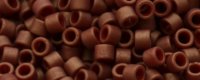 TOHO Aiko Precision Cylinder Bead. Dark Red Lined Mustard Matte Luster TB-1625F (image for) TOHO Aiko Precision Cylinder Bead. Dark Red Lined Mustard Matte Luster TB-1625F