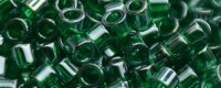 TOHO Aiko Precision Cylinder Bead. Emerald Green Transparent Luster TB-118 (image for) TOHO Aiko Precision Cylinder Bead. Emerald Green Transparent Luster TB-118