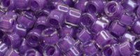 TOHO Aiko Precision Cylinder Bead. Grape Lined Crystal Transparent TB-936 (image for) TOHO Aiko Precision Cylinder Bead. Grape Lined Crystal Transparent TB-936