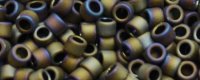 TOHO Aiko Precision Cylinder Bead. Gravel Metallic Matte TB-614 (image for) TOHO Aiko Precision Cylinder Bead. Gravel Metallic Matte TB-614
