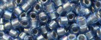 TOHO Aiko Precision Cylinder Bead. Grey Lined Sapphire Rainbow TB-1806 (image for) TOHO Aiko Precision Cylinder Bead. Grey Lined Sapphire Rainbow TB-1806
