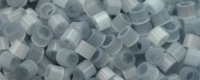 TOHO Aiko Precision Cylinder Bead. Grey Satin TB-1533 (image for) TOHO Aiko Precision Cylinder Bead. Grey Satin TB-1533