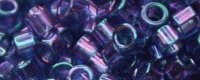 TOHO Aiko Precision Cylinder Bead. Lavender Blue Gold Luster TB-327 (image for) TOHO Aiko Precision Cylinder Bead. Lavender Blue Gold Luster TB-327