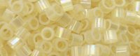 TOHO Aiko Precision Cylinder Bead. Light Creamy Yellow Satin Rainbow TB-1550 (image for) TOHO Aiko Precision Cylinder Bead. Light Creamy Yellow Satin Rainbow TB-1550