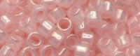 TOHO Aiko Precision Cylinder Bead. Light Pink Ceylon Pearl TB-145 (image for) TOHO Aiko Precision Cylinder Bead. Light Pink Ceylon Pearl TB-145