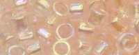 TOHO Aiko Precision Cylinder Bead. Light Rose Transparent Rainbow TB-171D (image for) TOHO Aiko Precision Cylinder Bead. Light Rose Transparent Rainbow TB-171D