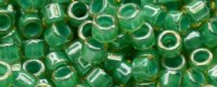 TOHO Aiko Precision Cylinder Bead. Light Aqua Lined Topaz Luster TB-1052 (image for) TOHO Aiko Precision Cylinder Bead. Light Aqua Lined Topaz Luster TB-1052