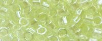 TOHO Aiko Precision Cylinder Bead. Light Chartreuse Transparent Luster TB-135 (image for) TOHO Aiko Precision Cylinder Bead. Light Chartreuse Transparent Luster TB-135