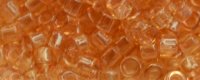 TOHO Aiko Precision Cylinder Bead. Light Peach Transparent Luster TB-622 (image for) TOHO Aiko Precision Cylinder Bead. Light Peach Transparent Luster TB-622