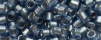 TOHO Aiko Precision Cylinder Bead. Metallic Lined Sapphire Semi Matte TB-1008 (image for) TOHO Aiko Precision Cylinder Bead. Metallic Lined Sapphire Semi Matte TB-1008