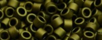 TOHO Aiko Precision Cylinder Bead. Olive Green Metallic Matte TB-617 (image for) TOHO Aiko Precision Cylinder Bead. Olive Green Metallic Matte TB-617