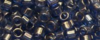 TOHO Aiko Precision Cylinder Bead. Periwinkle Gold Luster TB-325 (image for) TOHO Aiko Precision Cylinder Bead. Periwinkle Gold Luster TB-325