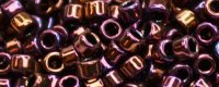 TOHO Aiko Precision Cylinder Bead. Plum Iris Higher Metallic TB-502 (image for) TOHO Aiko Precision Cylinder Bead. Plum Iris Higher Metallic TB-502