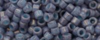 TOHO Aiko Precision Cylinder Bead. Purple / Aqua Marbled Opaque TB-1204 (image for) TOHO Aiko Precision Cylinder Bead. Purple / Aqua Marbled Opaque TB-1204