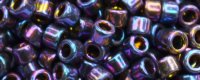 TOHO Aiko Precision Cylinder Bead. Purple Gold Iris Metallic TB-515 (image for) TOHO Aiko Precision Cylinder Bead. Purple Gold Iris Metallic TB-515