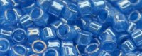 TOHO Aiko Precision Cylinder Bead. Royal Blue Lined Aqua Luster TB-1055 (image for) TOHO Aiko Precision Cylinder Bead. Royal Blue Lined Aqua Luster TB-1055