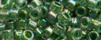 TOHO Aiko Precision Cylinder Bead. Spruce Lined Crystal Rainbow TB-699 (image for) TOHO Aiko Precision Cylinder Bead. Spruce Lined Crystal Rainbow TB-699