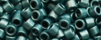 TOHO Aiko Precision Cylinder Bead. Teal Blue Metallic Matte TB-519F (image for) TOHO Aiko Precision Cylinder Bead. Teal Blue Metallic Matte TB-519F