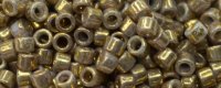TOHO Aiko Precision Cylinder Bead. Taupe 24k Gilded Marbled Opaque TB-1700 (image for) TOHO Aiko Precision Cylinder Bead. Taupe 24k Gilded Marbled Opaque TB-1700