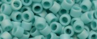 TOHO Aiko Precision Cylinder Bead. Turquoise Opaque Rainbow Matte TB-413F (image for) TOHO Aiko Precision Cylinder Bead. Turquoise Opaque Rainbow Matte TB-413F