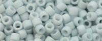 TOHO Aiko Precision Cylinder Bead. Very Light Grey Opaque Matte TB-1600F (image for) TOHO Aiko Precision Cylinder Bead. Very Light Grey Opaque Matte TB-1600F
