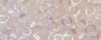 TOHO Aiko Precision Cylinder Bead. Very Light Rose Transparent Rainbow TB-171L (image for) TOHO Aiko Precision Cylinder Bead. Very Light Rose Transparent Rainbow TB-171L