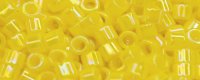 TOHO Aiko Precision Cylinder Bead. Dark Yellow Opaque Rainbow TB-402B (image for) TOHO Aiko Precision Cylinder Bead. Dark Yellow Opaque Rainbow TB-402B