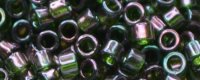 TOHO Aiko Precision Cylinder Bead. Emerald Green Gold Luster TB-326 (image for) TOHO Aiko Precision Cylinder Bead. Emerald Green Gold Luster TB-326