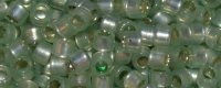TOHO Aiko Precision Cylinder Bead. Light Mint Opal Silver Lined TB-2118 (image for) TOHO Aiko Precision Cylinder Bead. Light Mint Opal Silver Lined TB-2118