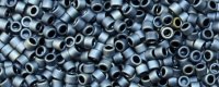 TOHO Aiko Precision Cylinder Bead. Blue-Grey Metallic Matte TB-612 (image for) TOHO Aiko Precision Cylinder Bead. Blue-Grey Metallic Matte TB-612