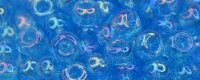 TOHO Aiko Precision Cylinder Bead. Aqua Transparent Rainbow TB-163B (image for) TOHO Aiko Precision Cylinder Bead. Aqua Transparent Rainbow TB-163B