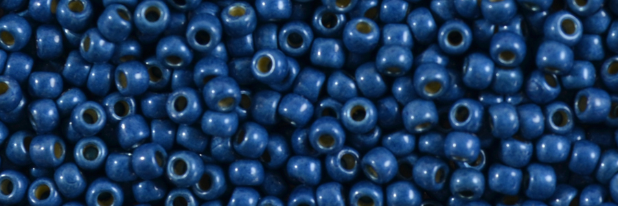 TOHO 11/o Round-Dark Teal Blue Matte Galvanized PermaFinish #11TPF584F