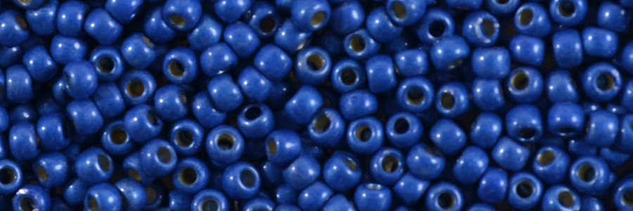 TOHO 11/o Round-Royal Blue Matte Galvanized PermaFinish #11TPF585F
