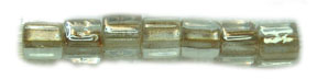 TOHO 4mm Cube-Bronze Lined Crystal