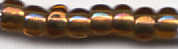 TOHO 6/o Round-Dark Bronze Lined Topaz Rainbow