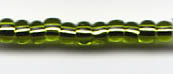 Peridot Green Silver Lined
