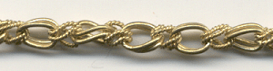 Handmade Java Brass Chain-Double Link Twisted Chain (image for) Handmade Java Brass Chain-Double Link Twisted Chain