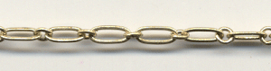 Handmade Java Brass Chain-Rounded Rectangular Chain (image for) Handmade Java Brass Chain-Rounded Rectangular Chain