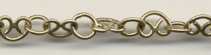 Handmade Java Brass Chain-Pretzel Link Chain (image for) Handmade Java Brass Chain-Pretzel Link Chain