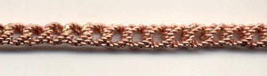 Handmade Java Copper Twisted Rope Chain