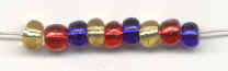 *Gold, Red, and Blue Silver Lined*
