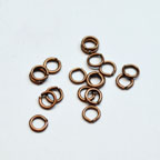 Antique Copper Plate - 4mm Jump Ring * 20 Pieces