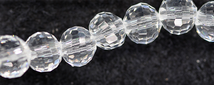 CRYSTAL 6 mm Round Multi Faceted Bead * 100 Beads