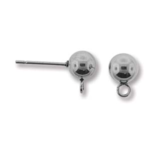 Stainless Steel - 6mm Ball Post w/ Loop - Click Image to Close
