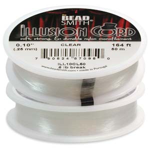 Illusion Cord - Clear .010" * 50 Meter Spool