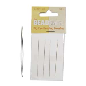 Bead Smith Beading Needles-2.125 inch Big Eye Needles * Four Needles