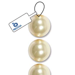 Preciosa Crystal Pearls-6mm Cream Preciosa Crystal Pearls-6mm Cream