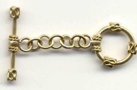 Handmade Java Brass-Ornate Toggle