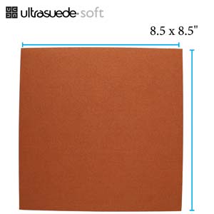 Ultrasuede - Clove 8.5" x 8.5" Packaged in a Tube.
