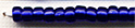 Dark Cobalt Blue Silver Lined Matte